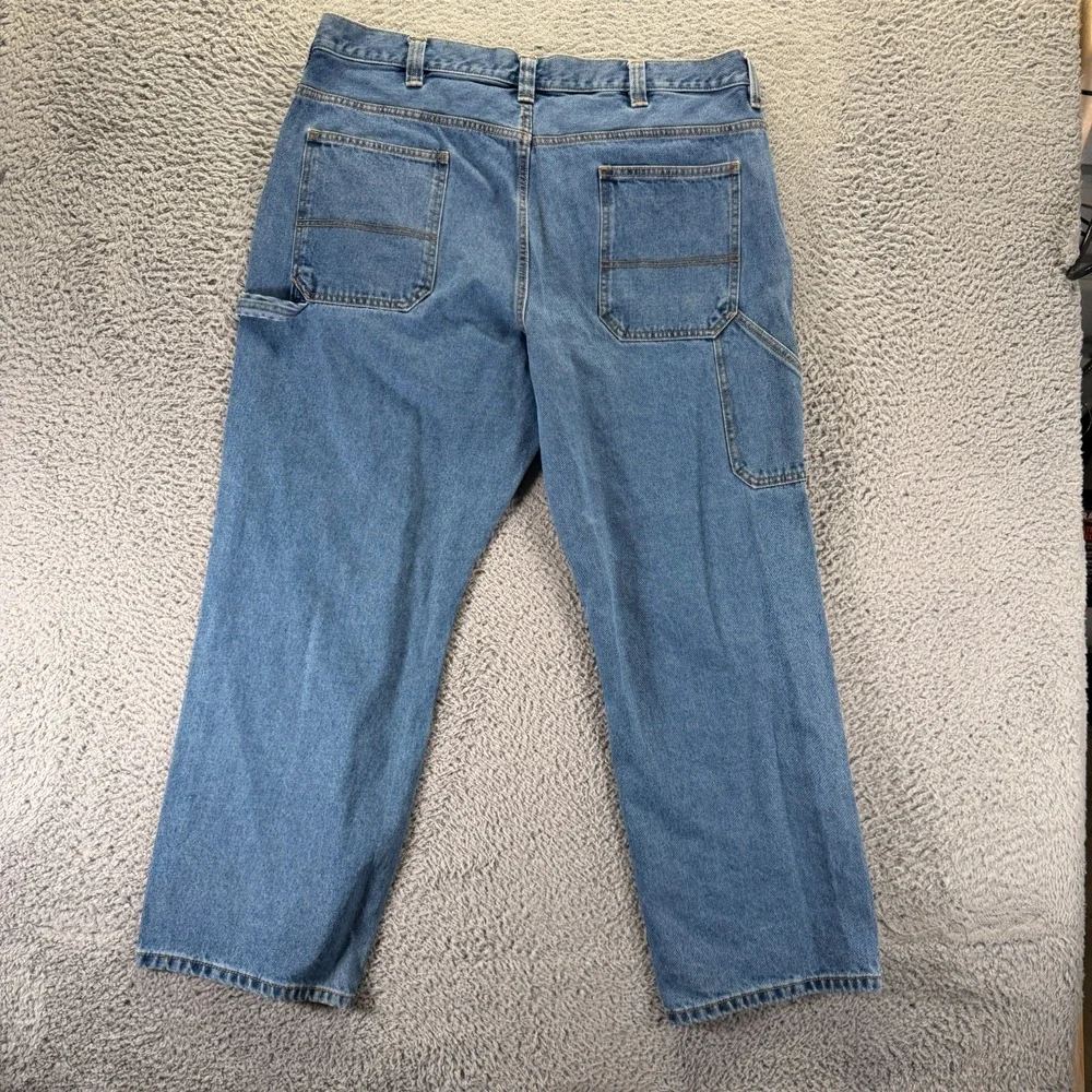 Blue Mountain Jeans Men's 40x30 Cotton Denim Straight Leg Carpenter Workwear